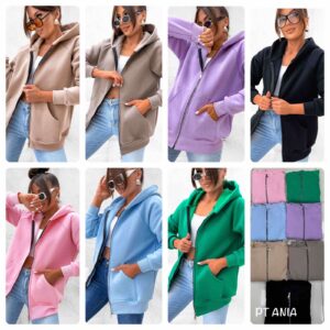 Bluza ocieplana na suwak - polska produkcja