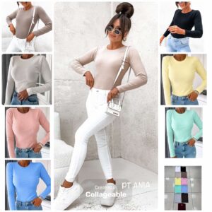 Bluzka bawełniana uni - polska produkcja