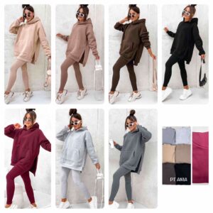 Komplet Bluza Ocieplana + Leginsy