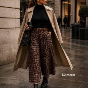 Spodnie LEOPARD CULOTTE