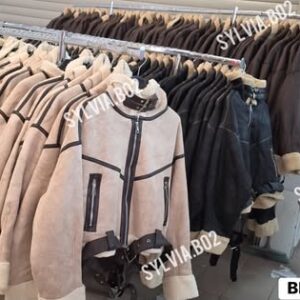 Bawełniana kurtka w paski