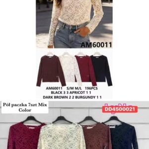 damska bluzka mock neck