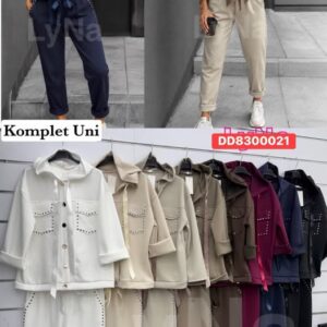 komplet z kieszonkami