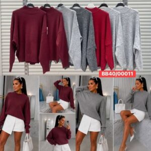 sweter dzianinowy
