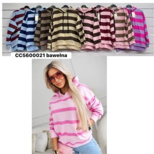 bluza bawełniana w paski