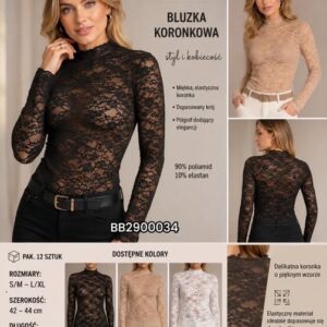 bluzka koronkowa